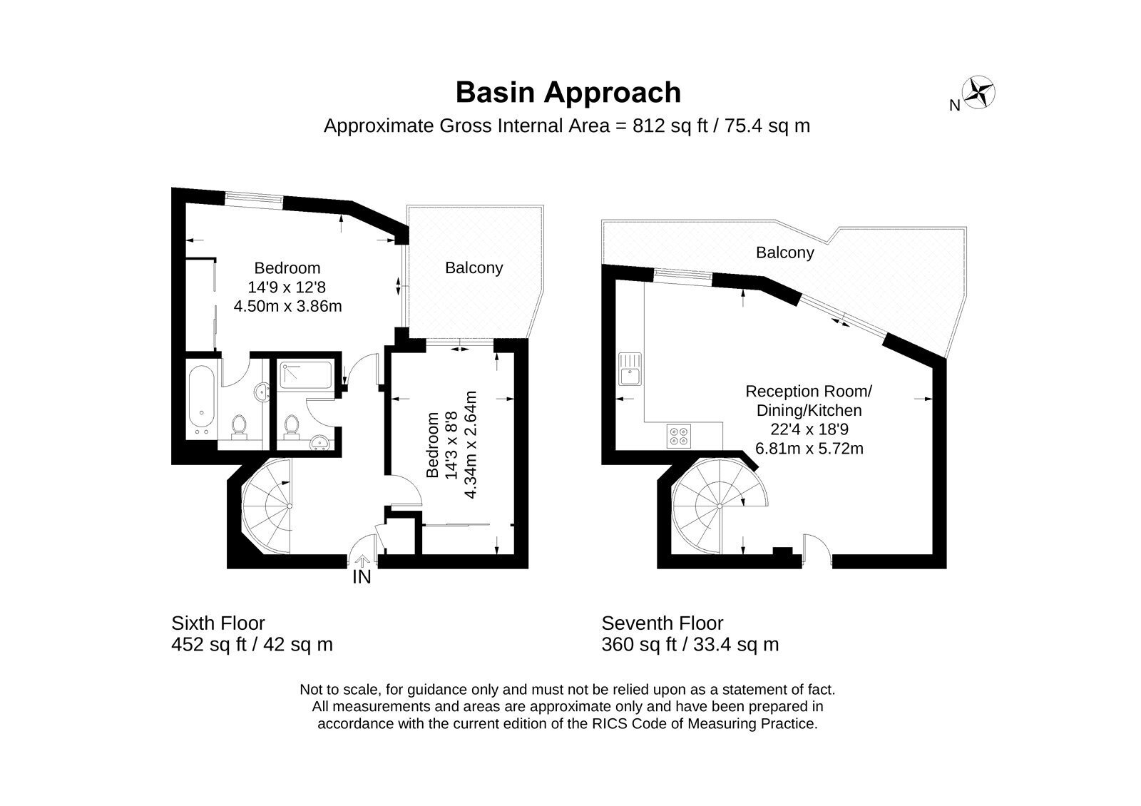 Basin Approach, Limehouse, London, E14 floorplan