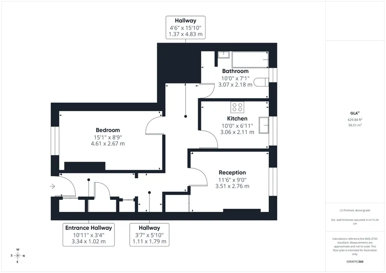 Floorplan 1 for Woodchurch Road, London, NW6