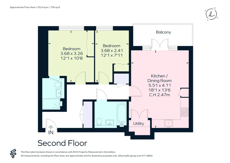 Floorplan 1 for High Street, Edgware, HA8