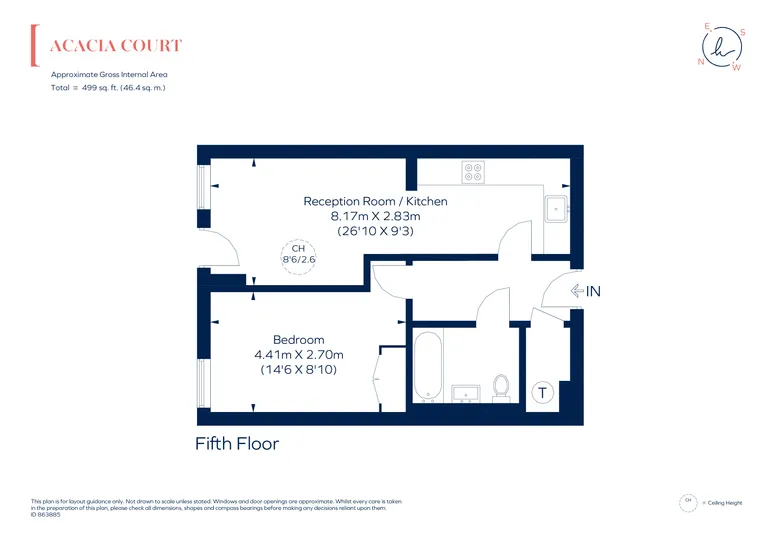 Floorplan 1 for Oak Square London SW9