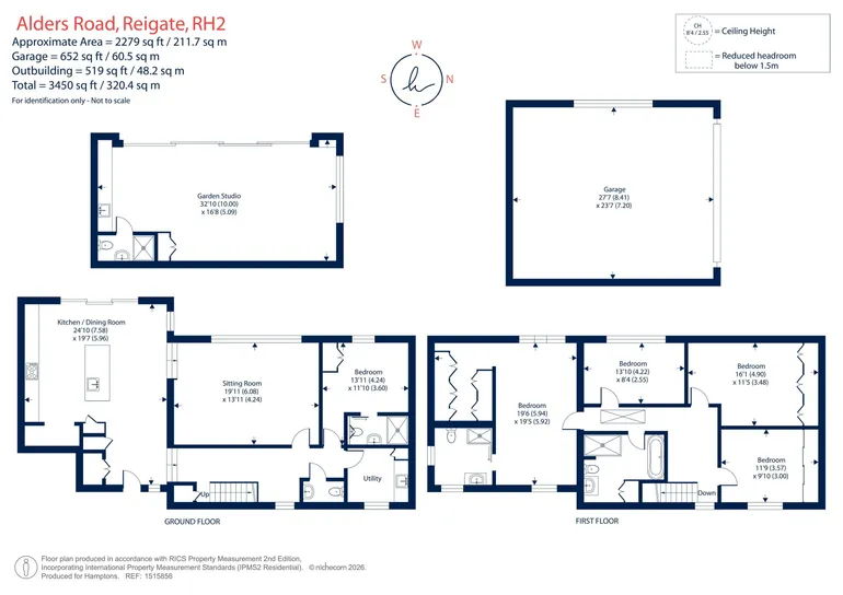 Floorplan 1 for Alders Road Reigate RH2