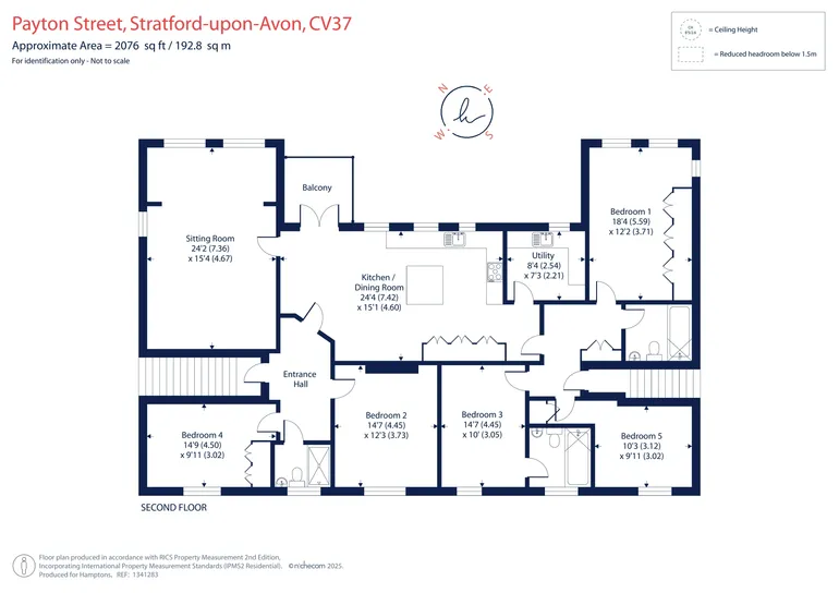 Floorplan 1 for Payton Street Stratford-upon-Avon CV37