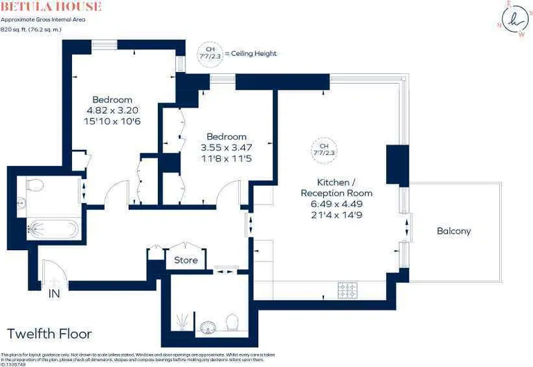 Floorplan 1 for North Wharf Road, London, W2