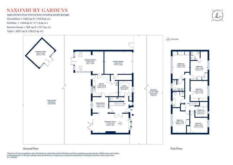 Floorplan 1 for Saxonbury Gardens, Surbiton, KT6