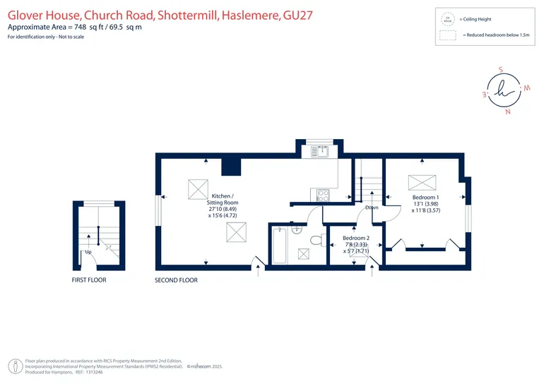 Floorplan 1 for Church Road Haslemere GU27