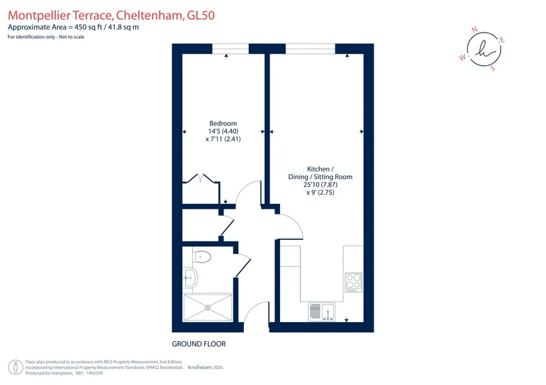 Floorplan 1 for Montpellier Terrace Cheltenham GL50