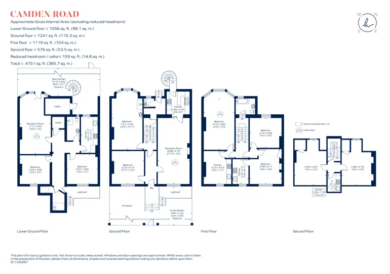 Floorplan 1 for Camden Road, London, N7