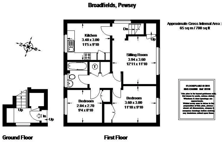 Floorplan 1 for Broadfields Pewsey SN9