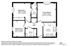 Glanfa Dafydd, Barry floorplan 1 out of 1