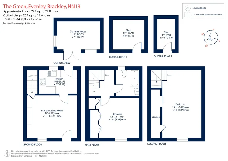 Floorplan 1 for The Green, Evenley, NN13