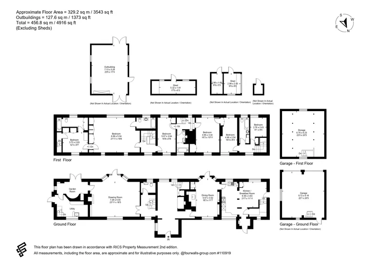 Floorplan 1 for Worldham Hill, East Worldham, GU34