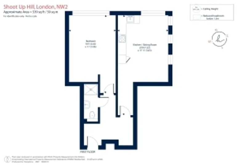 Floorplan 1 for Shoot Up Hill London NW2