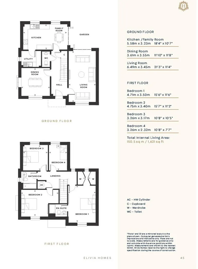 Floorplan 1 for The Aspen, Headley Chase, Epsom, KT18