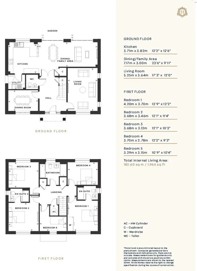 Floorplan 1 for The Mulberry, Headley Chase, Epsom, KT18