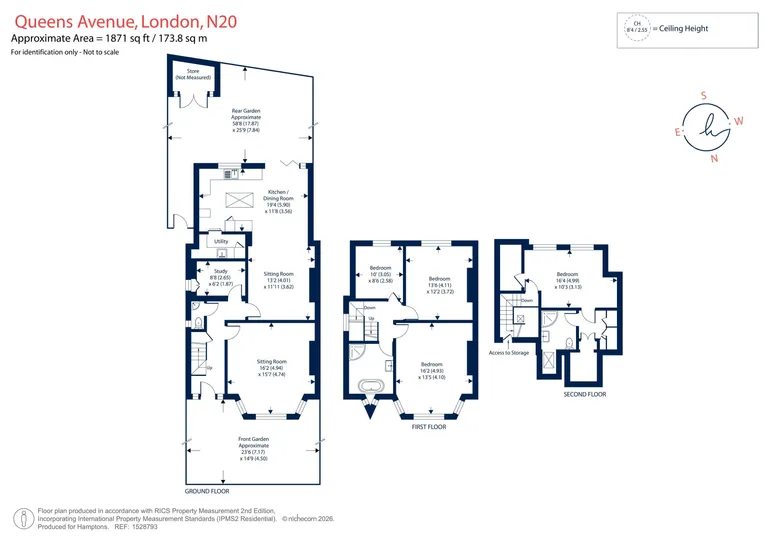 Floorplan 1 for Queens Avenue, Whetstone, N20
