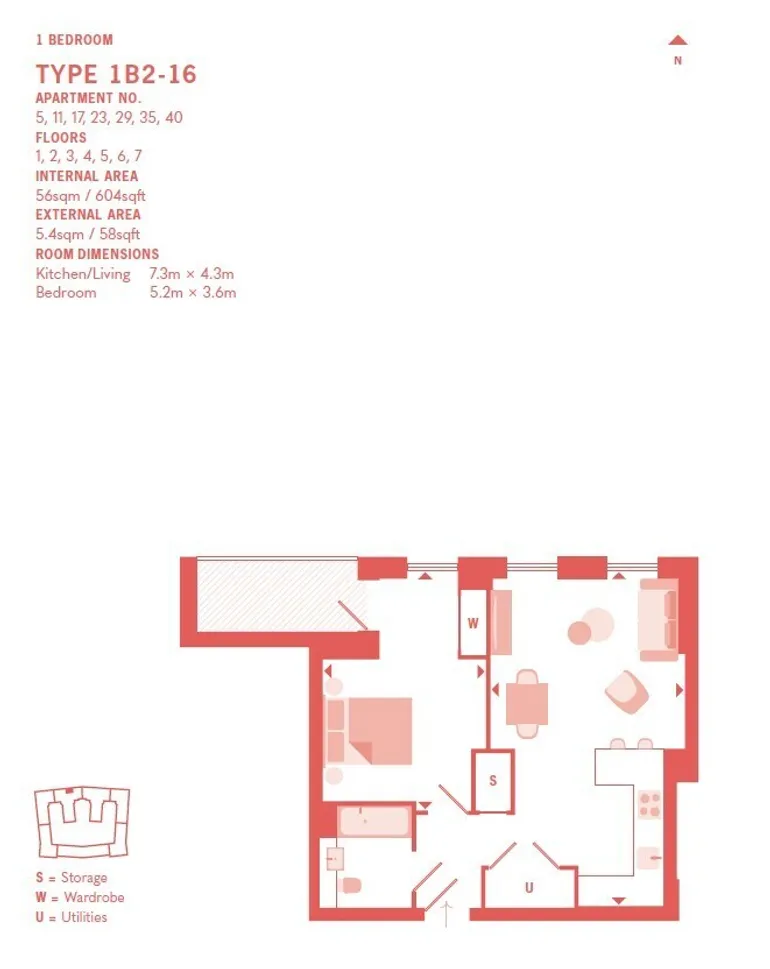 Floorplan 1 for Plot 11 The Pages High Road, Wembley, HA9