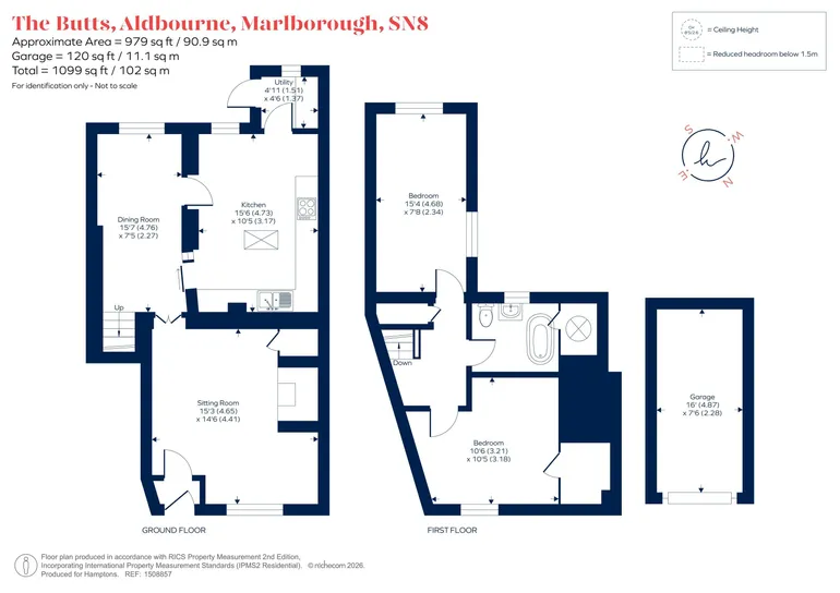 Floorplan 1 for The Butts, Aldbourne, SN8