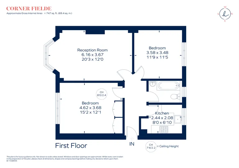 Floorplan 1 for Streatham Hill London SW2