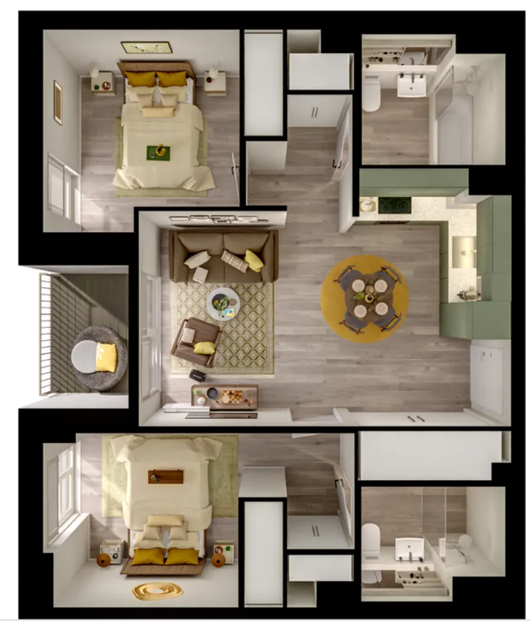 Floorplan 1 for Momento, Staines