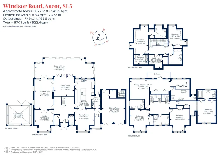 Floorplan 1 for Windsor Road, Ascot SL5