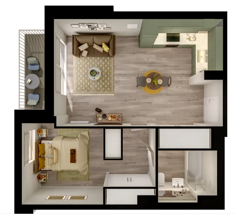 Floorplan 1 for Momento, Staines