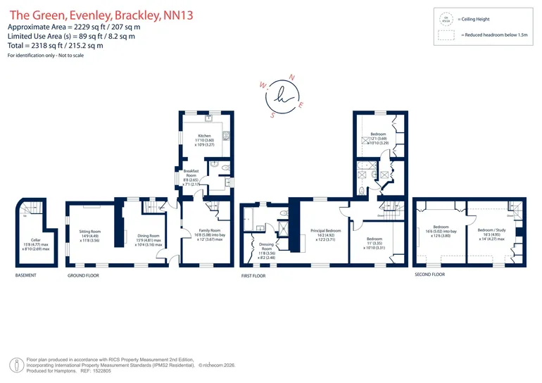 Floorplan 1 for The Green, Evenley, Brackley, NN13