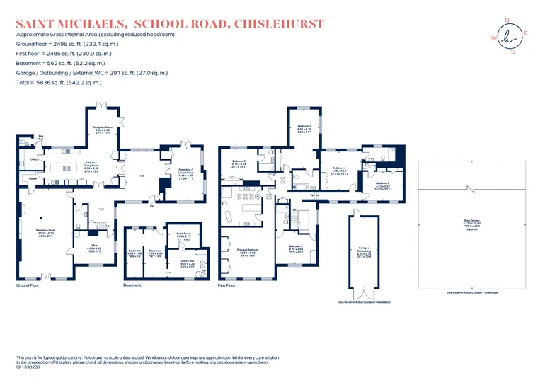 Floorplan 1 for School Road, Chislehurst, BR7