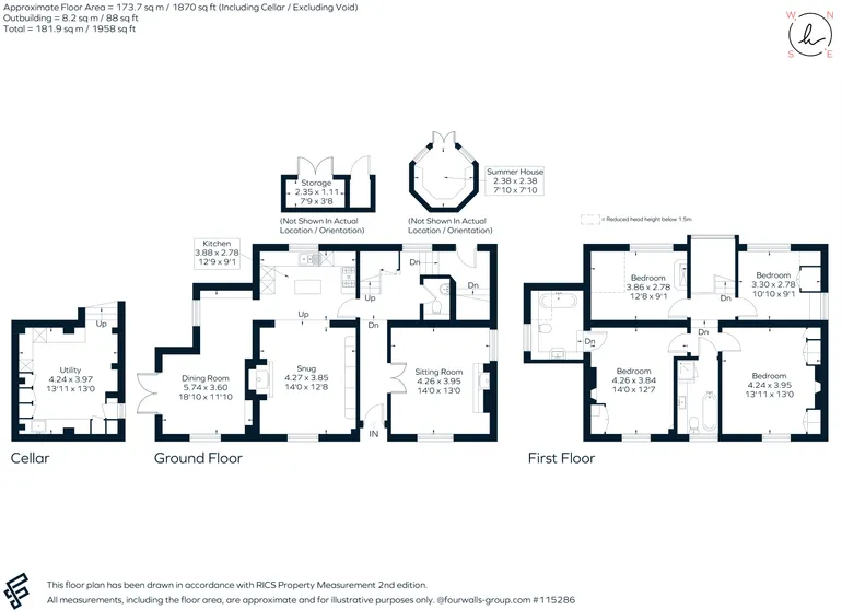 Floorplan 1 for Colt Hill, Odiham, RG29