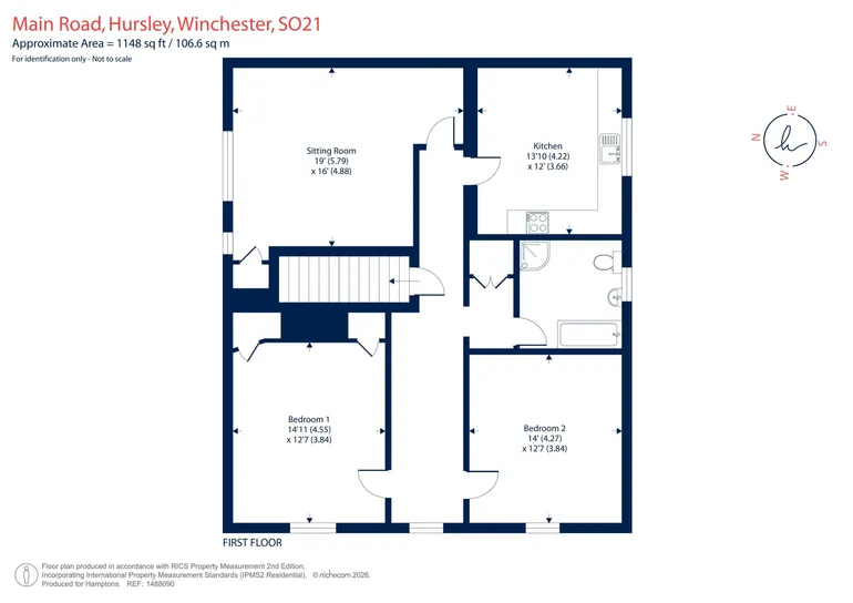 Floorplan 1 for Main Road, Hursley, SO21