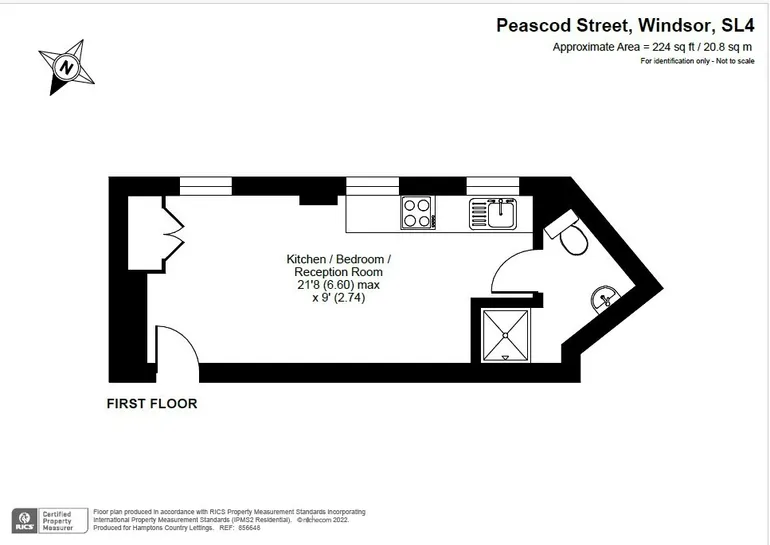 Floorplan 1 for Peascod Street Windsor SL4