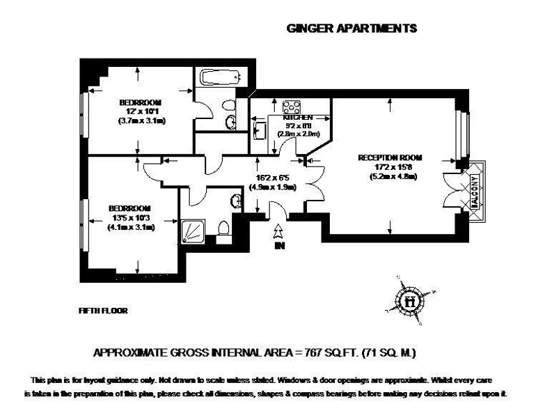 Floorplan 1 for Cayenne Court, Shad Thames, SE1