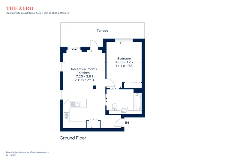 Floorplan 1 for Edna Road London SW20