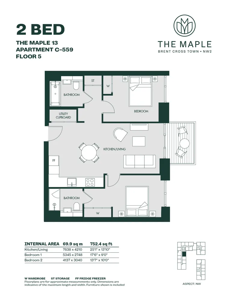Floorplan 1 for Aviator Drive London NW2