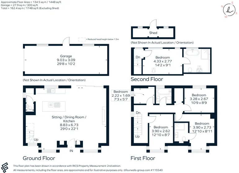 Floorplan 1 for Bosham Lane, Chichester, PO18