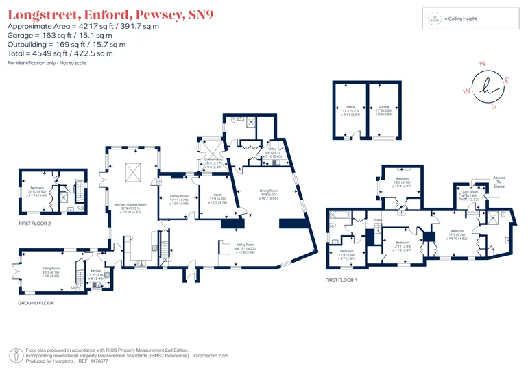 Floorplan 1 for Longstreet, Pewsey, SN9