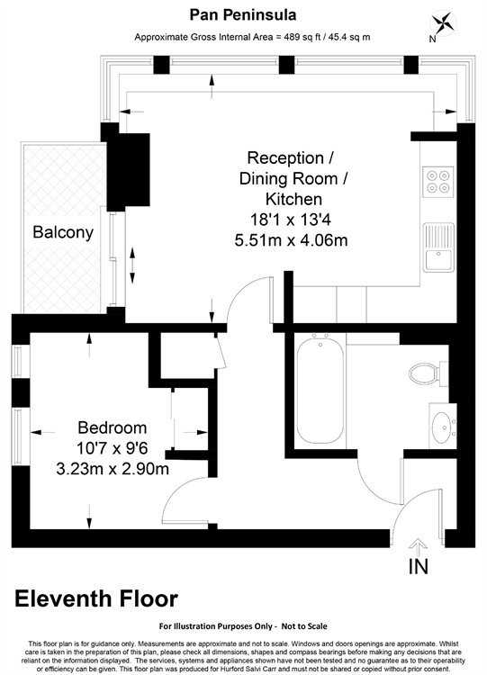 Pan Peninsula Square, Canary Wharf, E14 floorplan