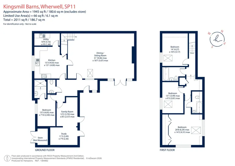 Floorplan 1 for HIgh Street, Wherwell, SP11