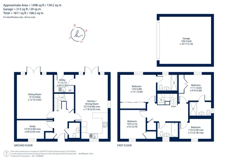 Floorplan 1 for Griffiths Close, Cirencester, GL7