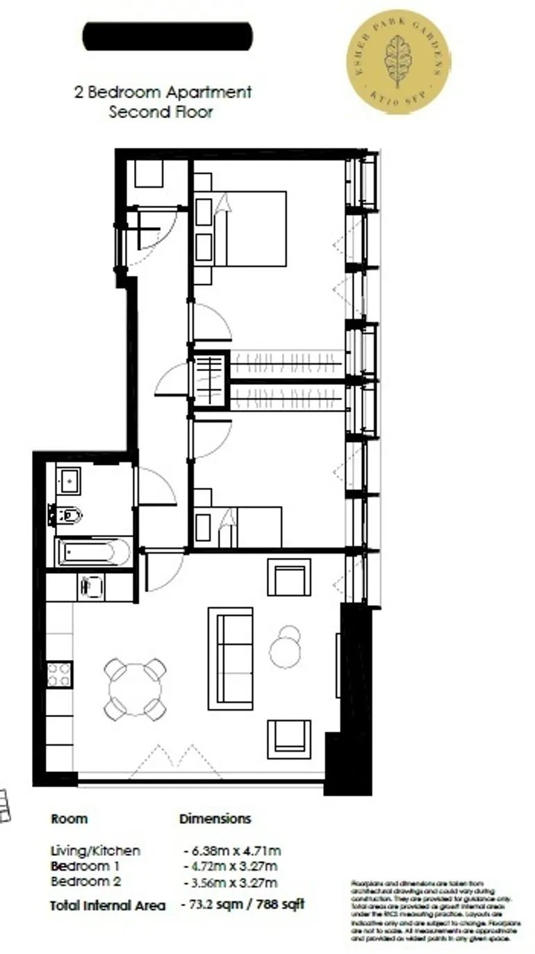Floorplan 1 for Littleworth Road, Esher KT10