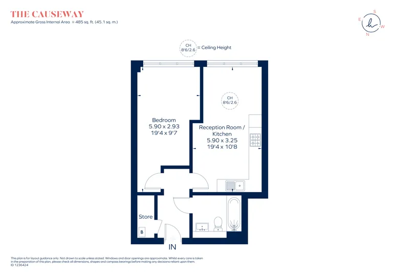 Floorplan 1 for Lakeside East Lakeside Close Staines Upon Thames TW18