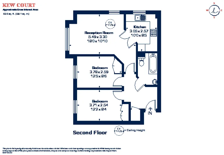 Floorplan 1 for Richmond Road Kingston upon Thames KT2