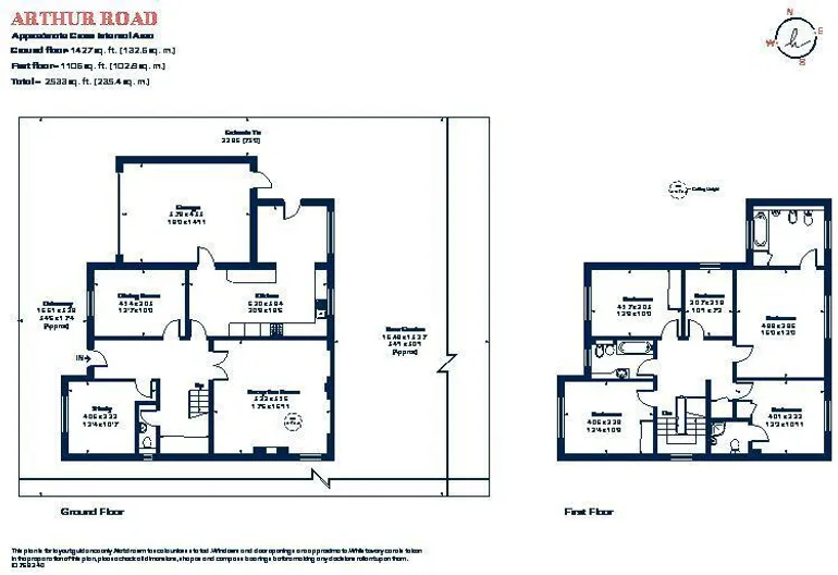 Floorplan 1 for Arthur Road London SW19