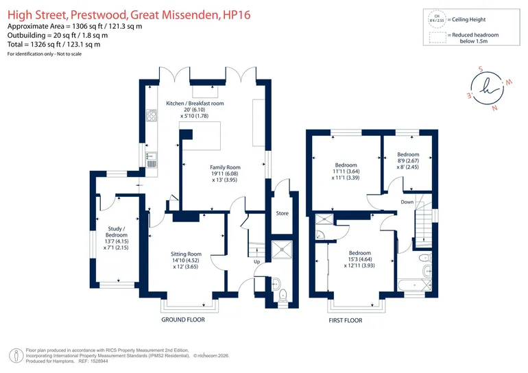 Floorplan 1 for High Street, Prestwood, Great Missenden, HP16