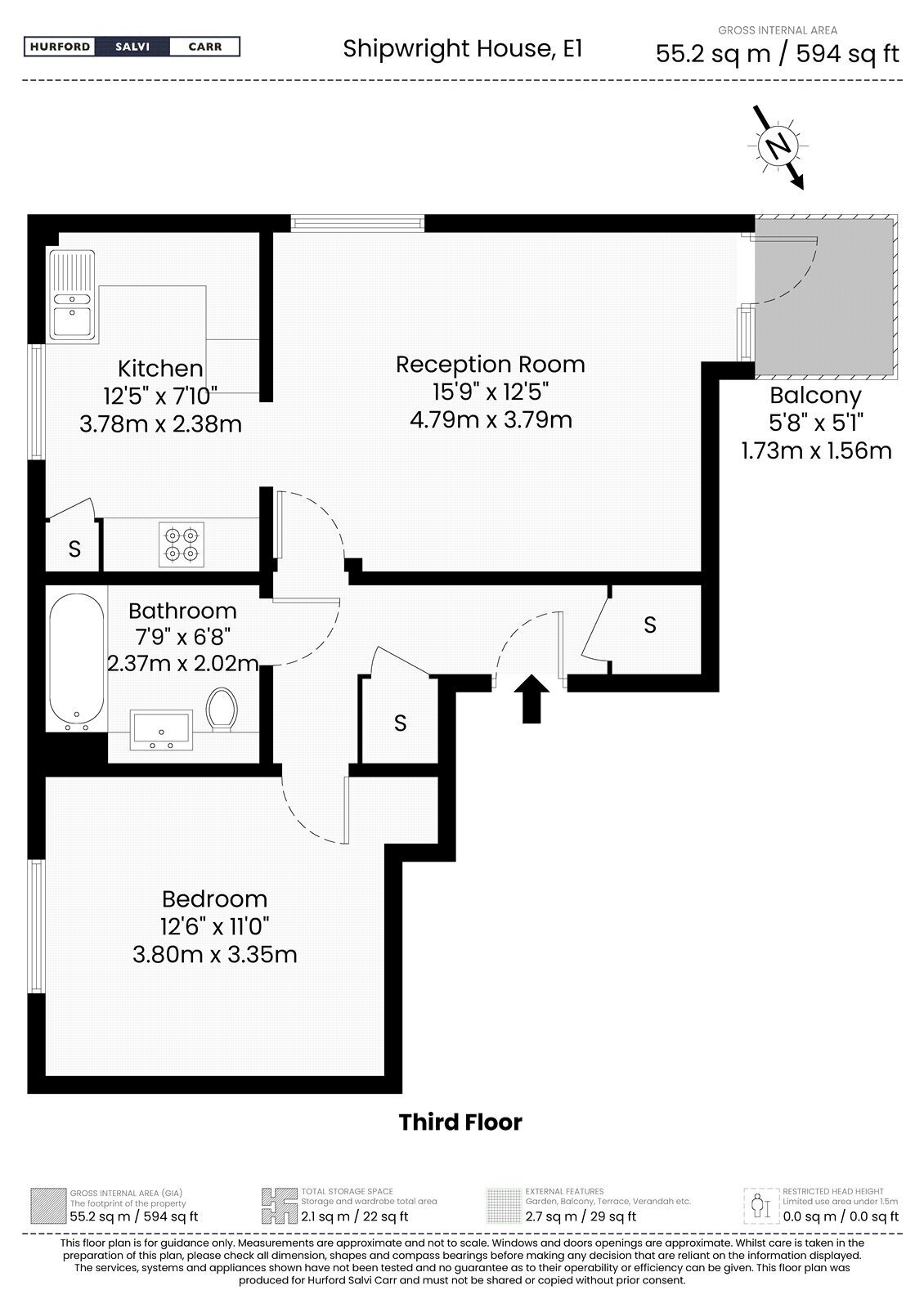 Boulcott Street, Limehouse, London, E1 floorplan