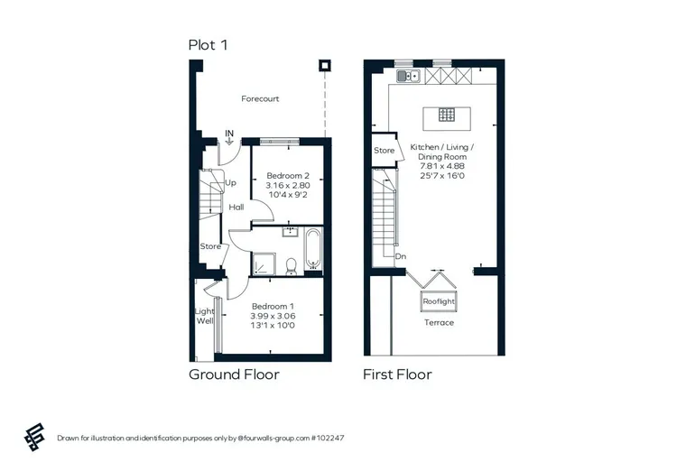 Floorplan 1 for Brighton, Brighton, BN1