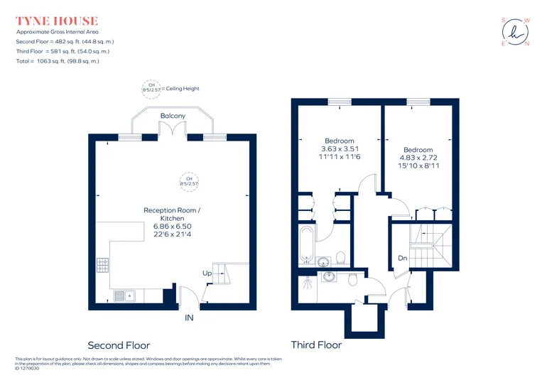 Floorplan 1 for Samuel Gray Gardens KT2