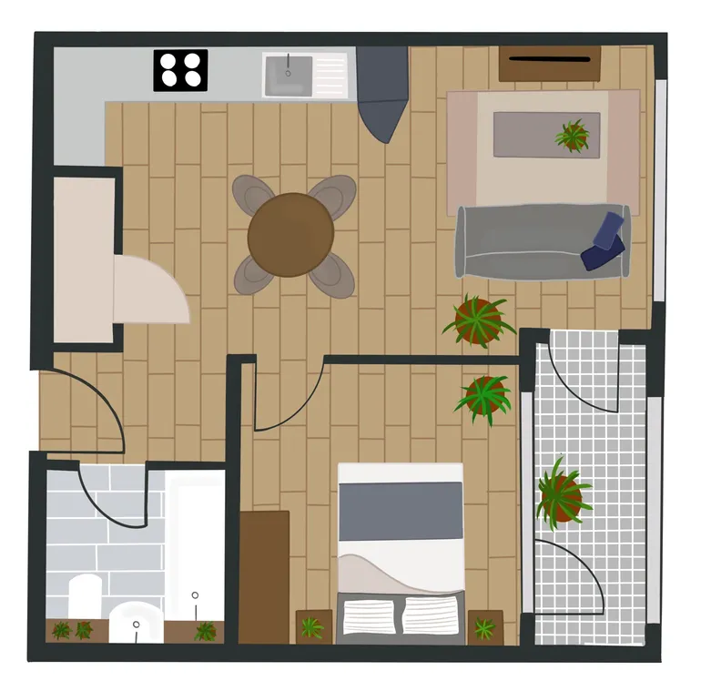Floorplan 1 for 149 Hurst St Birmingham B5
