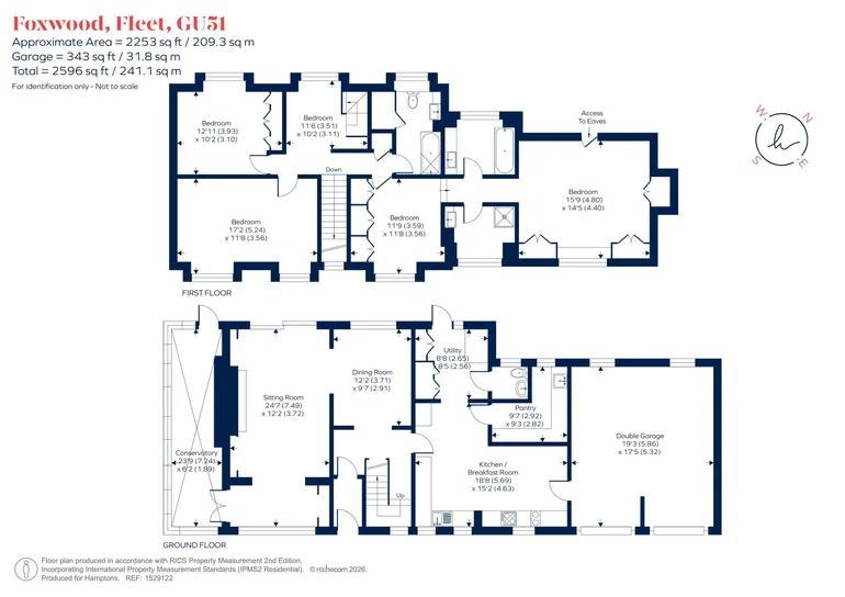 Floorplan 1 for Foxwood, Fleet, GU51