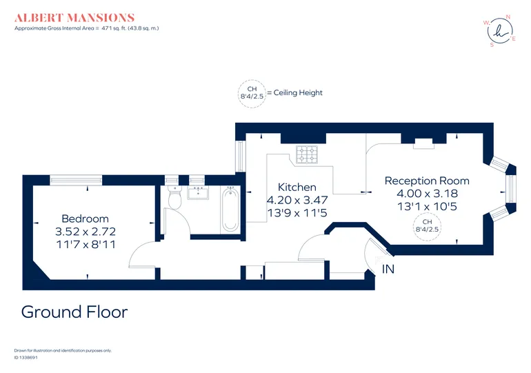 Floorplan 1 for Liverpool Road, London, N1