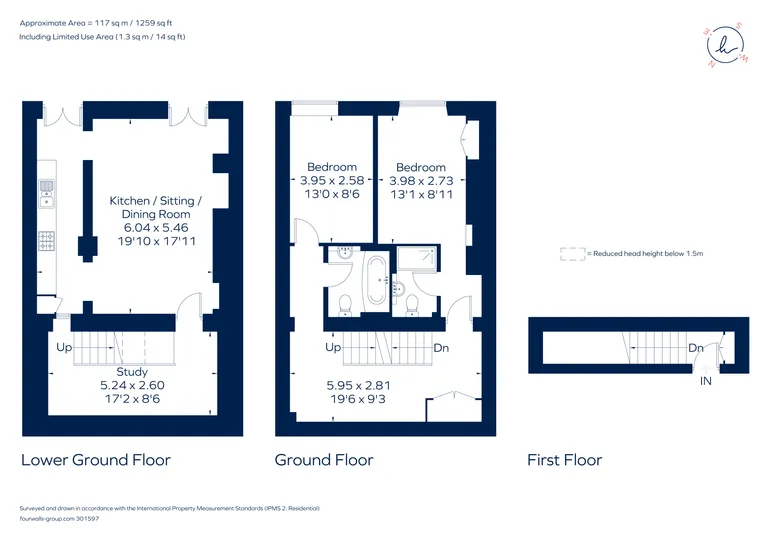 Floorplan 1 for Grosvenor Place, Bath, BA1